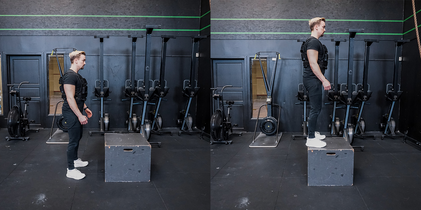 Eccentric box Jumps Eccentric box Jumps